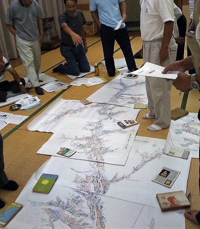 農村の方々と地域活性化のためのワークショップ